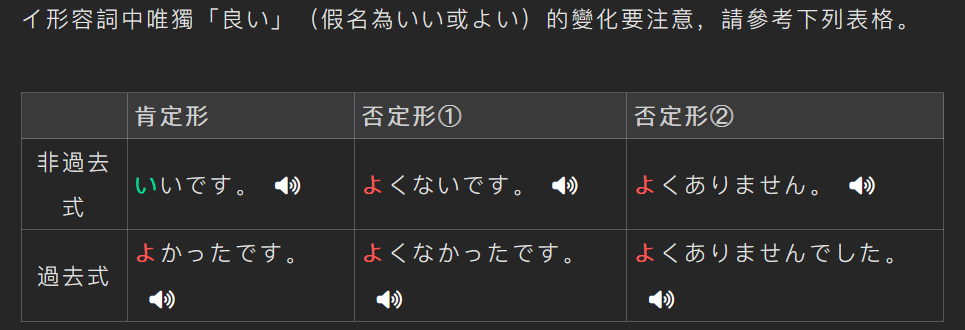 特殊形容词